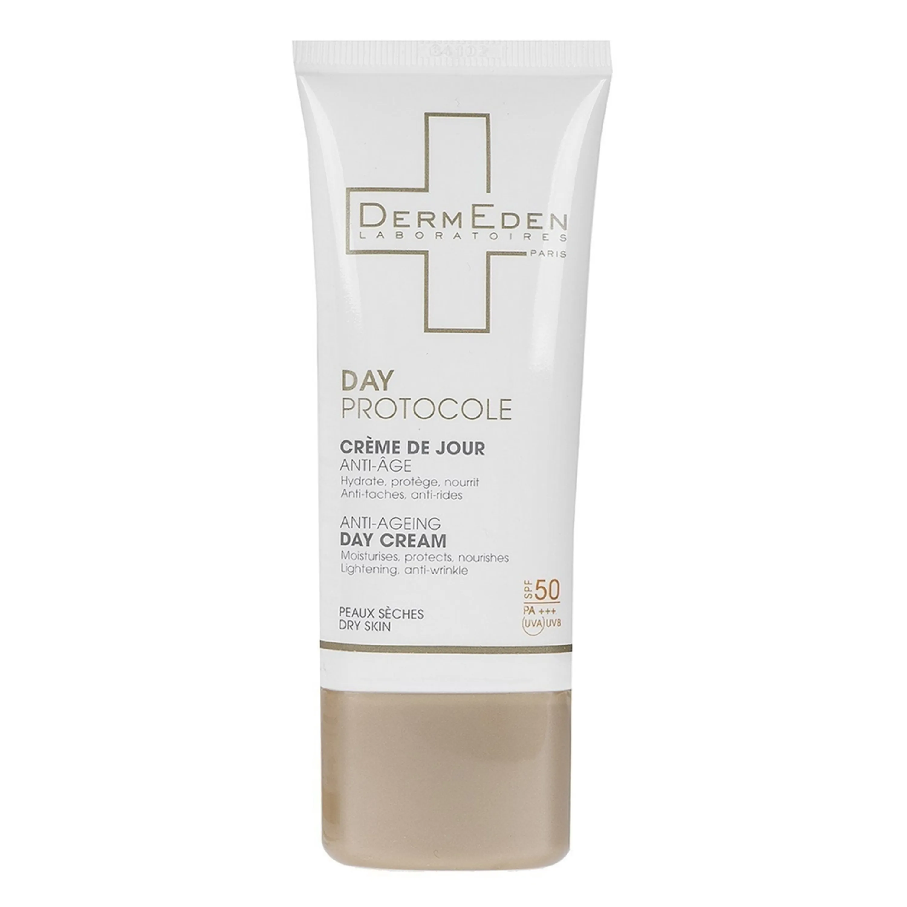 کرم ضد آفتاب و ضد چروک درمدن مخصوص پوست های خشک Spf 50 